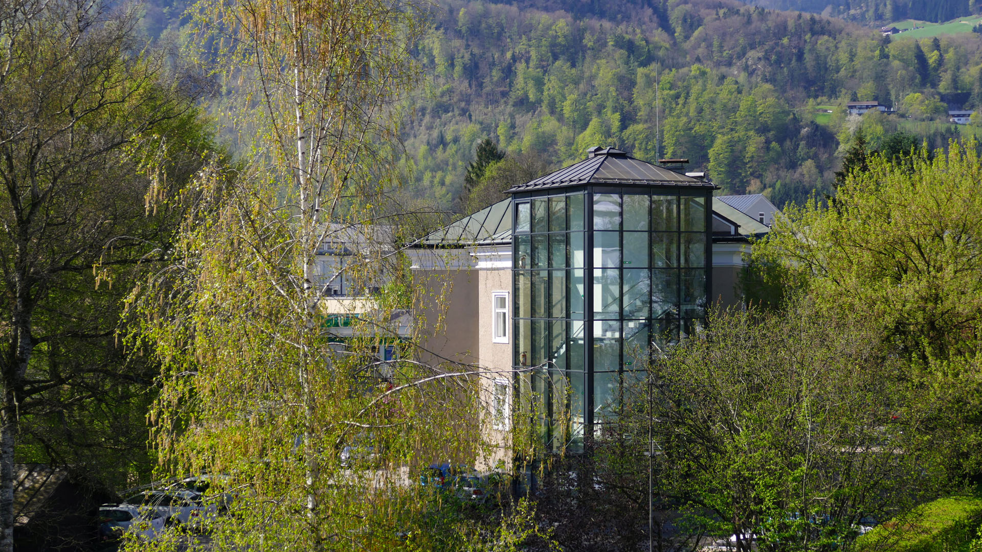ADLHART Architekten Aerzteforum Hallein Glaskonstruktion