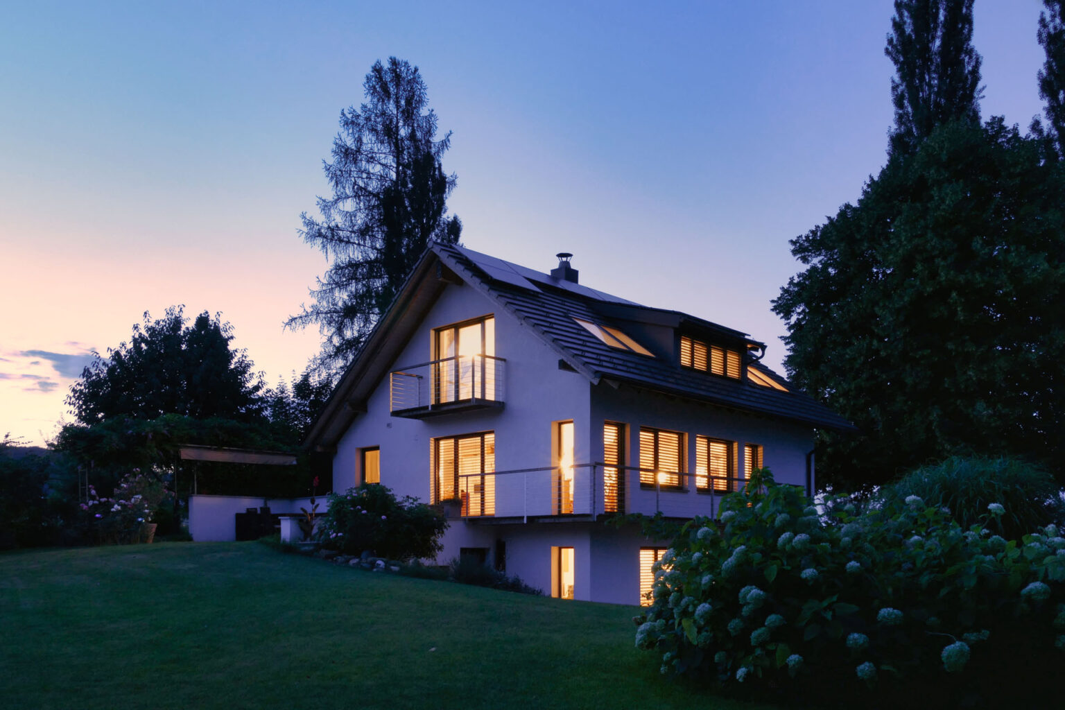 ADLHART Architekten Einfamilienhaus Seeham Gartenplanung