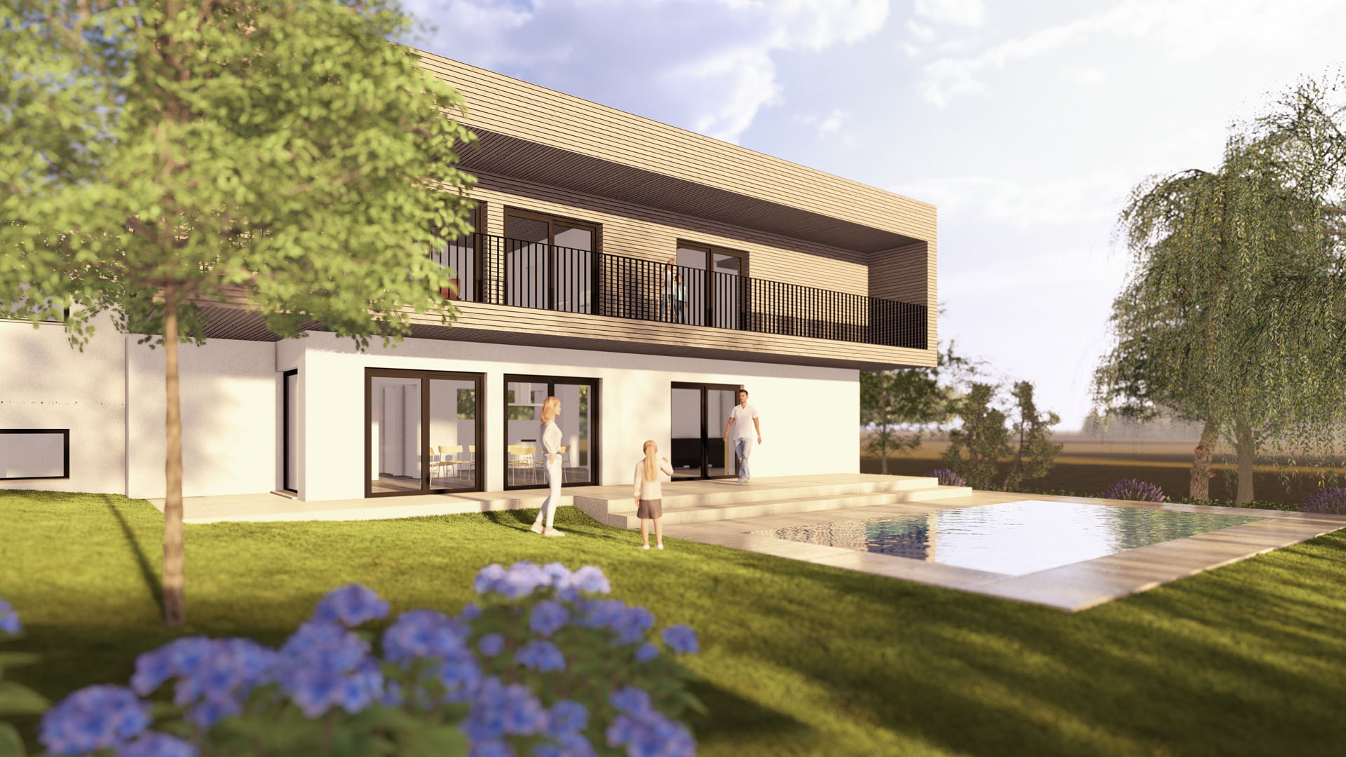 ADLHART Architekten Einfamilienhaus Pasching 1 Foto