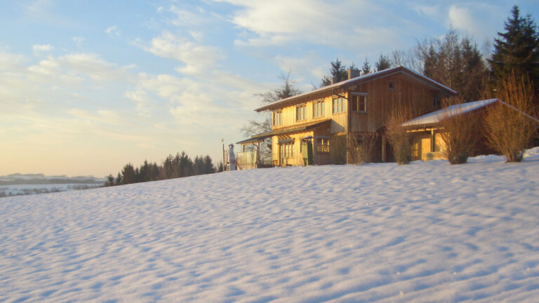 ADLHART Architekten Einfamilienhaus Vollholz Mattsee
