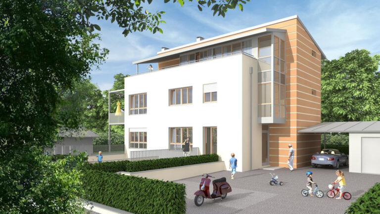 ADLHART Architekten Mehrfamilienhaus Erker